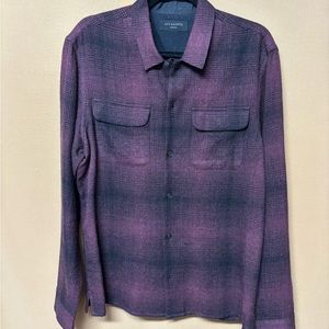 AllSaints double pocket retro plaid design $195 retail